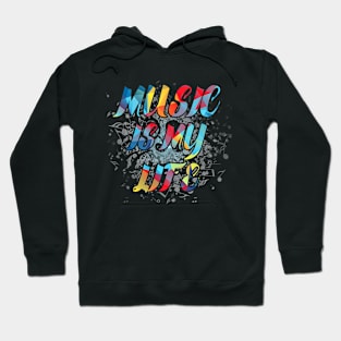 Music Is My Life Musician Lover Hoodie